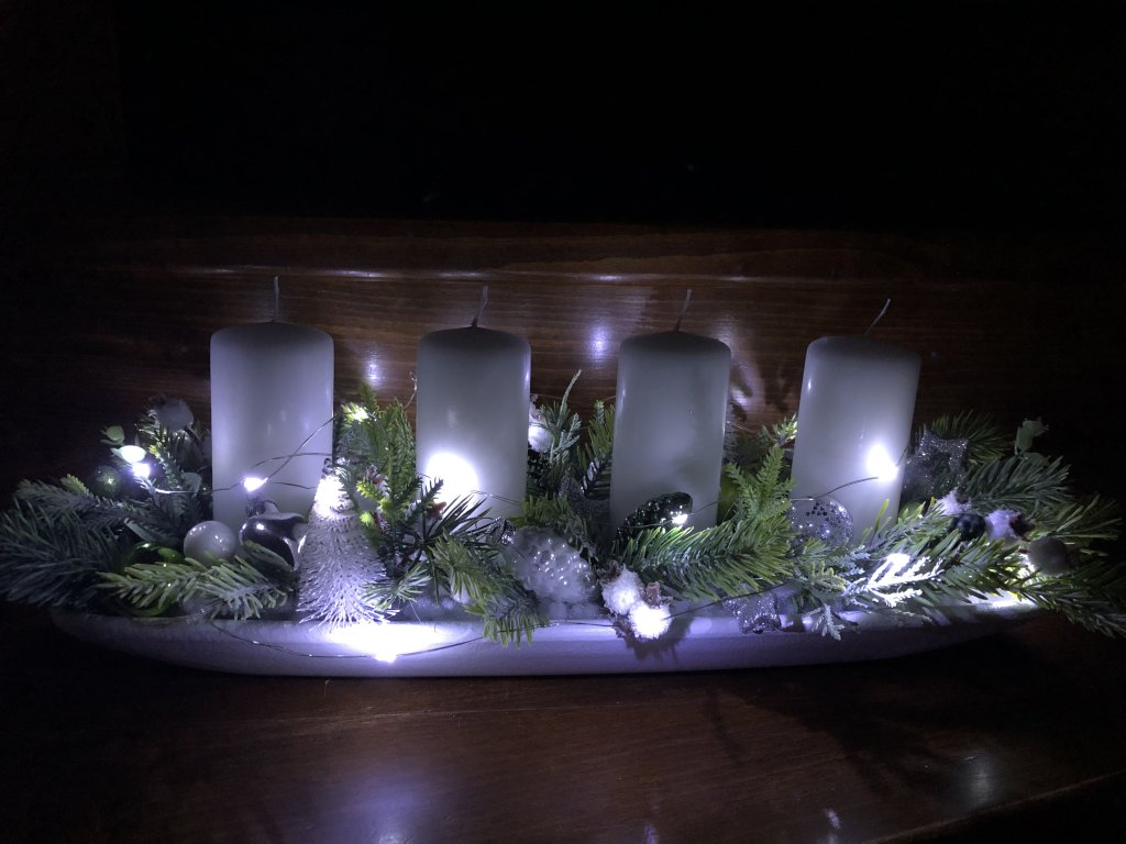 Vánoční svícny na advent